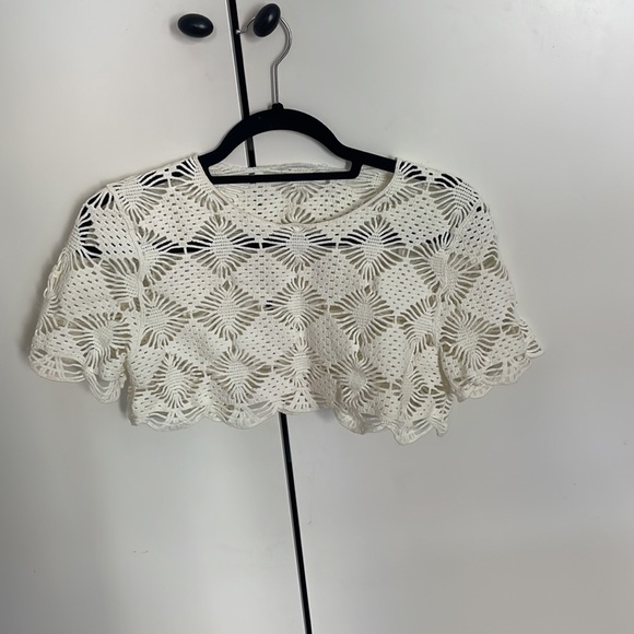 ❤️New LHD La Mer Crop Top in Delicate Cotton White - Picture 3 of 8